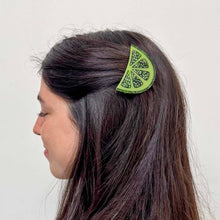 Load image into Gallery viewer, Lime Alligator Hair Clip