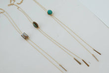 Load image into Gallery viewer, Gold Bolo Tie Necklace
