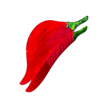 Load image into Gallery viewer, Chili Pepper Hair Claw Clip