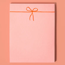 Load image into Gallery viewer, Bow Risograph Notepad