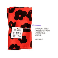 Load image into Gallery viewer, Jenny Pennywood Coral Napkin Set