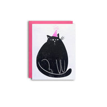 Load image into Gallery viewer, Party Cat Birthday Card