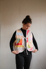 Load image into Gallery viewer, Reclaimed Vintage Textile Quilt Vest