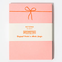 Load image into Gallery viewer, Bow Risograph Notepad