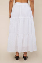 Load image into Gallery viewer, Cotton Eyelet Skirt | White