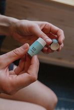 Load image into Gallery viewer, Basil Mint Organic Lip Balm / 0.3 oz Biodegradable Tube