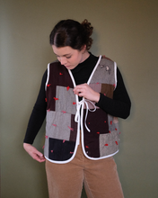 Load image into Gallery viewer, Reclaimed Vintage Textile Quilt Vest