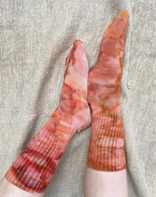Load image into Gallery viewer, Hand Dyed Bamboo Socks | Canyon Pink