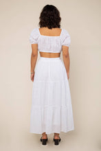Load image into Gallery viewer, Cotton Eyelet Top | White