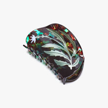 Load image into Gallery viewer, Vervain Deep Claw - Purple Flower Garden Hair Clip