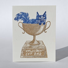 Load image into Gallery viewer, World's Best Cat Dad Father's Day Card