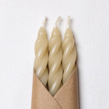 Load image into Gallery viewer, Beeswax Taper Candles | Sand