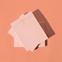 Load image into Gallery viewer, Bow Risograph Notepad