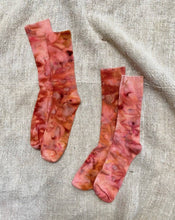 Load image into Gallery viewer, Hand Dyed Bamboo Socks | Canyon Pink