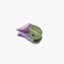 Load image into Gallery viewer, Morning Glory Purple Flower Acetate Small Hair Claw Clip