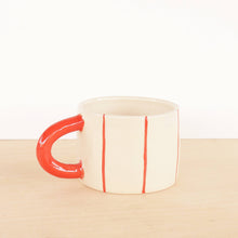 Load image into Gallery viewer, Shorty Ceramic Stripe Mug