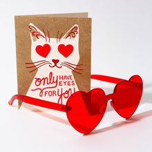 Load image into Gallery viewer, Only Have Eyes For You Risograph Card