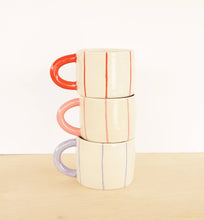 Load image into Gallery viewer, Shorty Ceramic Stripe Mug