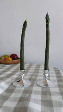 Load image into Gallery viewer, Asparagus Candle Taper Pair