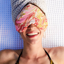 Load image into Gallery viewer, Lavender Filled Silk Eye Pillow