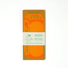 Load image into Gallery viewer, Orange Juice Risograph Notepad