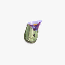 Load image into Gallery viewer, Morning Glory Purple Flower Acetate Small Hair Claw Clip