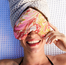 Load image into Gallery viewer, Lavender Filled Silk Eye Pillow