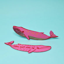 Load image into Gallery viewer, Whale Bookmark