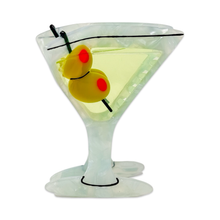 Load image into Gallery viewer, Martini Hair Claw Clip