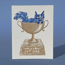 Load image into Gallery viewer, World's Best Cat Dad Father's Day Card