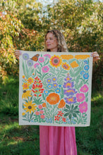 Load image into Gallery viewer, Organic Cotton Tea Towel | Wildflower