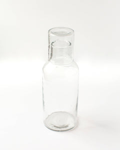 Handblown Hammered Glass Carafe