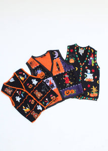 Vintage Knit Halloween Vest