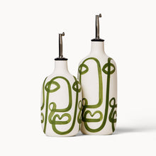 Load image into Gallery viewer, Handmade Ceramic Oil &amp; Vinegar Cruets
