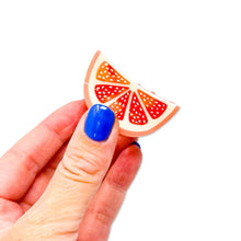 Load image into Gallery viewer, Mini Grapefruit Slice Hair Claw
