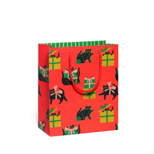 Load image into Gallery viewer, Holiday Black Cat Gift Bag
