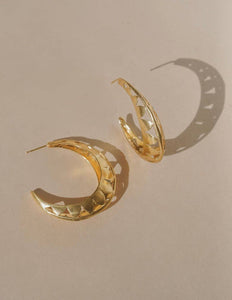 Doon Earrings: Gold Vermeil