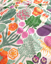 Load image into Gallery viewer, Organic Cotton Tea Towel | Veggie Garden

