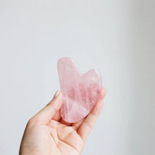 Load image into Gallery viewer, Rose Quartz Gua Sha Facial Lifting Tool
