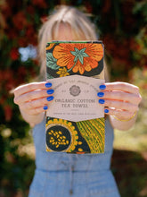 Load image into Gallery viewer, Organic Cotton Tea Towel | Midnight Veggie
