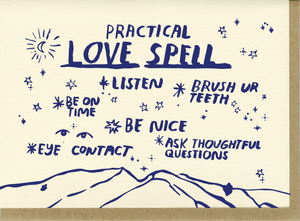 Practical Love Spell Card