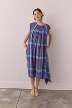 Load image into Gallery viewer, Harper Pleated Plaid Midi Dress
