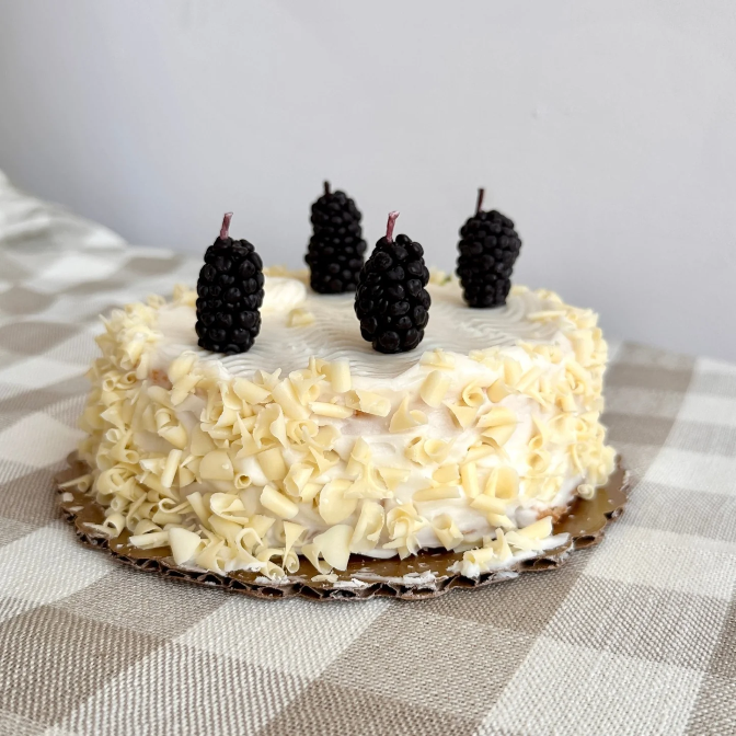 Blackberry Beeswax Birthday Candles | 5