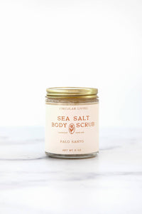 Sea Salt Body Scrub, Palo Santo