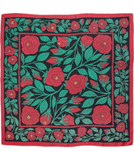 Load image into Gallery viewer, Rose Silk Scarf
