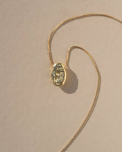 Load image into Gallery viewer, Scarab Necklace | Gold Vermeil Box Chain
