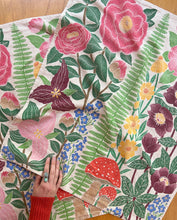 Load image into Gallery viewer, Organic Cotton Tea Towel | Forest Flora
