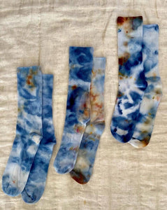 Hand Dyed Bamboo Baby Socks | Wildflower