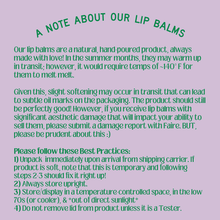 Load image into Gallery viewer, Basil Mint Organic Lip Balm / 0.3 oz Biodegradable Tube
