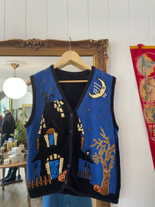 Vintage Knit Halloween Vest